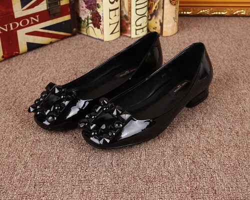 LV Shallow mouth flat shoes Women--025